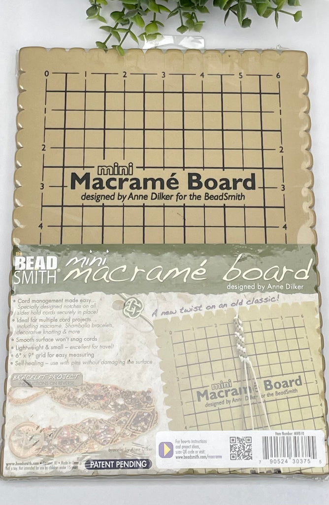 The Beadsmith Large Macrame Board for Braiding 14x10 Inches : Arts, Crafts  & Sewing 