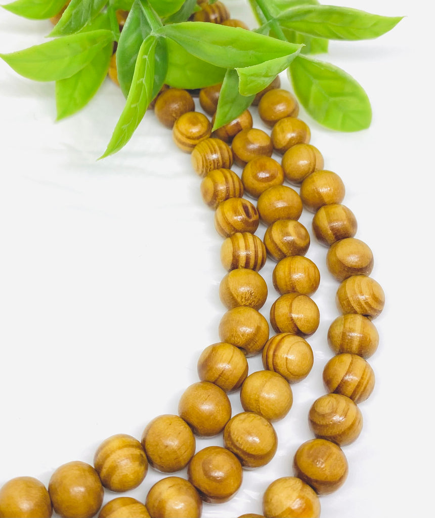 Honey Maple Wood Color Beads