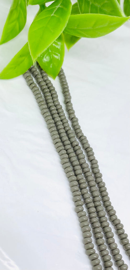 Gray Seed Beads