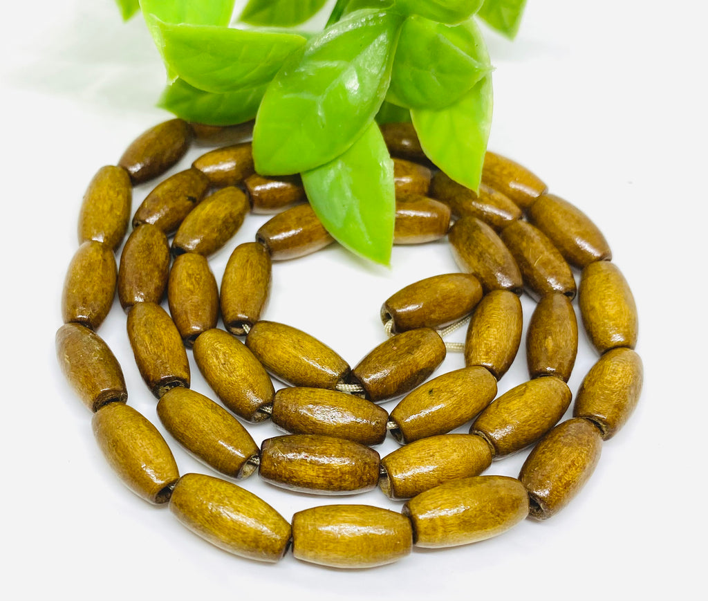 Walnut Oval Beads