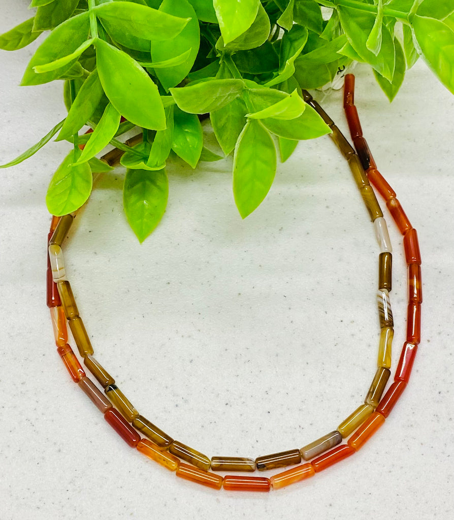 Carnelian Round Tube