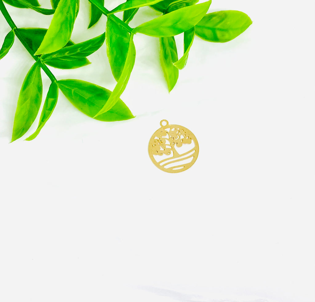 Tree of Life Circle Charm