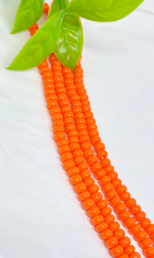 Orange Seed Beads